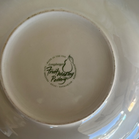 Longaberger “Fruit Medley” large serving bowl - Picture 3 of 3